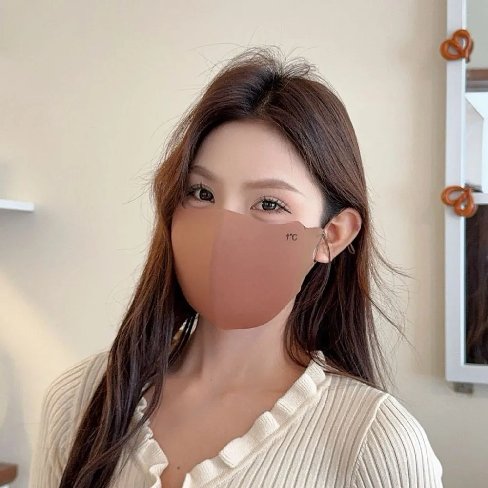 Masker Wajah Baru yang Bernapas, Hangat, Anti Debu, Tanpa Bekas, Dapat Disesuaikan, Anti Serbuk Sari untuk Wanita