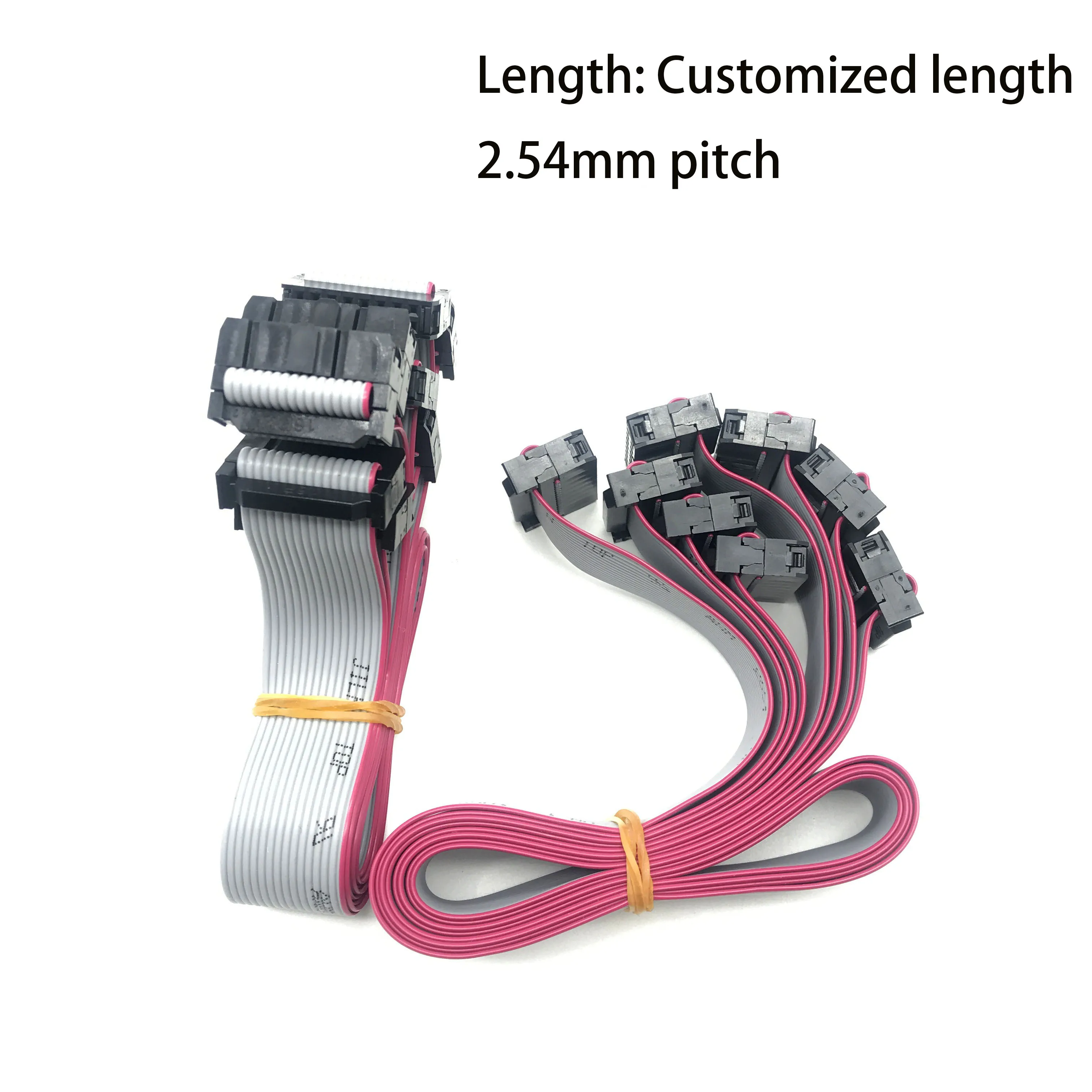 

1pcs Gray Flat Ribbon Data Cable 300mm 10P 14P 16P 20P 26P 34P 40P IDC Flat Ribbon DATA Cable For 2.54mm Connector