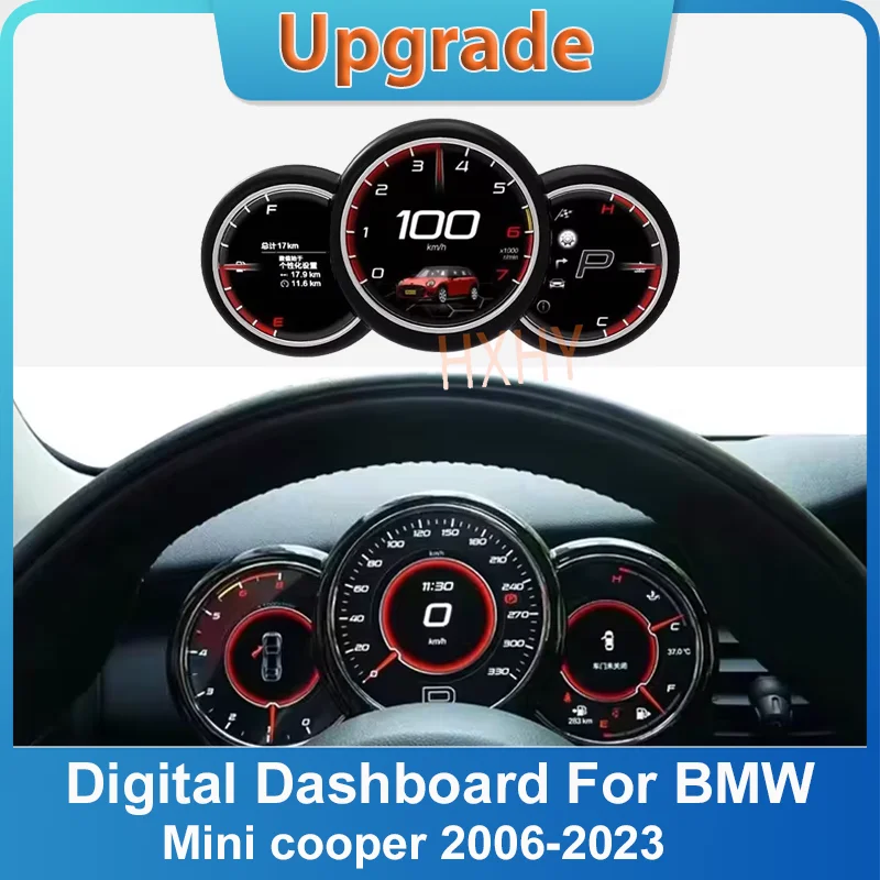 

New Car LCD Digital Cluster For BMW Mini Cooper 2014-2023 Virtual Cockpit SpeedMeter Dash Screen LINUX Instrument Panel Unit