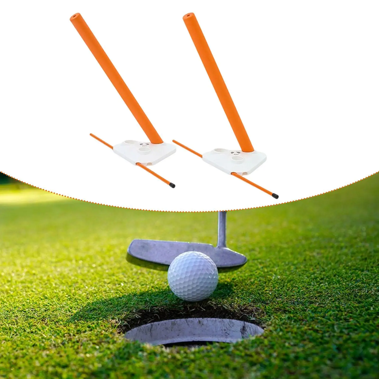 

Golf Alignment Stick Holder Portable Swing Training for Beginner Gift Indoor