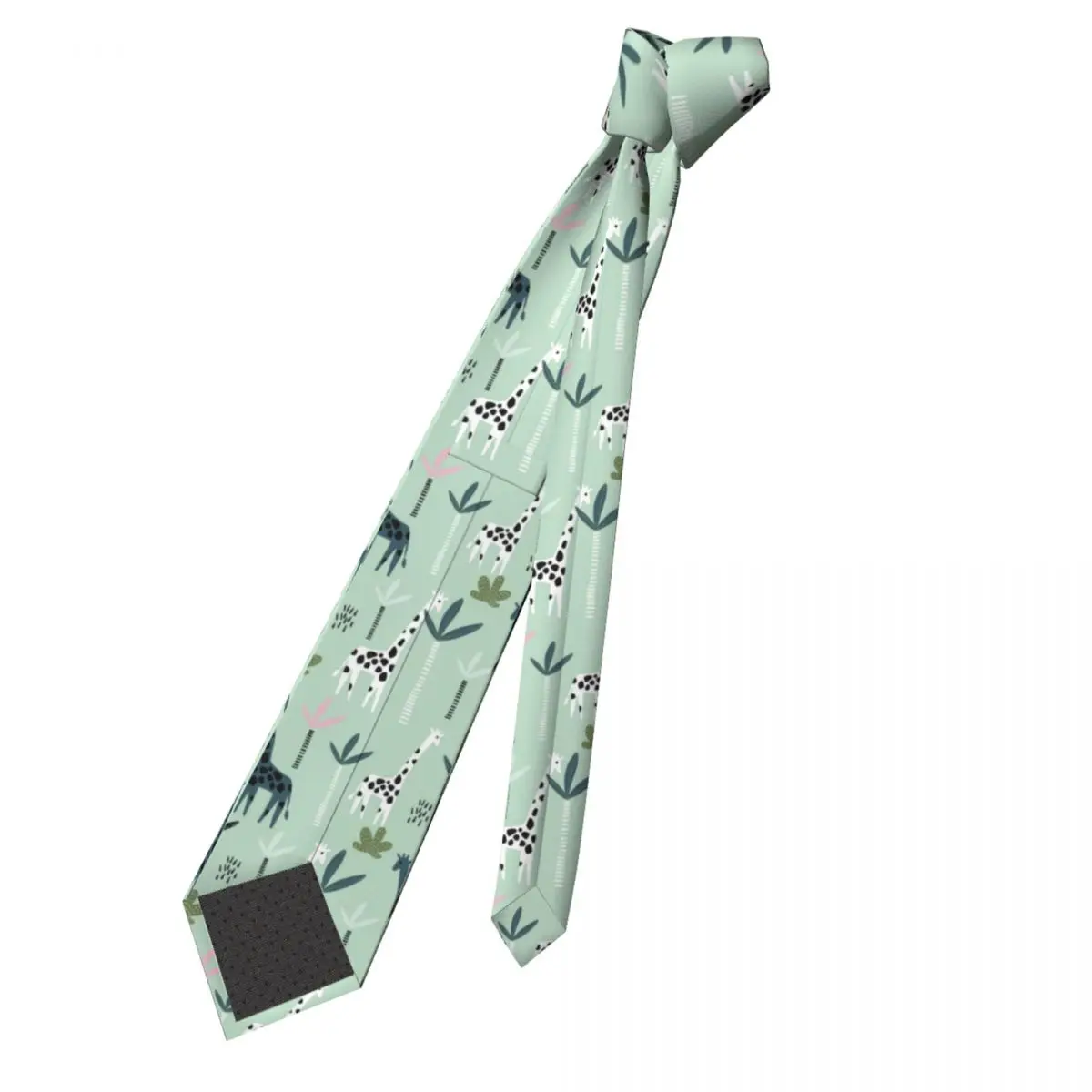 Giraffe Leopard Monkey And Tropical Unisex Neckties Skinny Polyester 8 cm Wide Neck Ties for Mens Accessories Gravatas Office