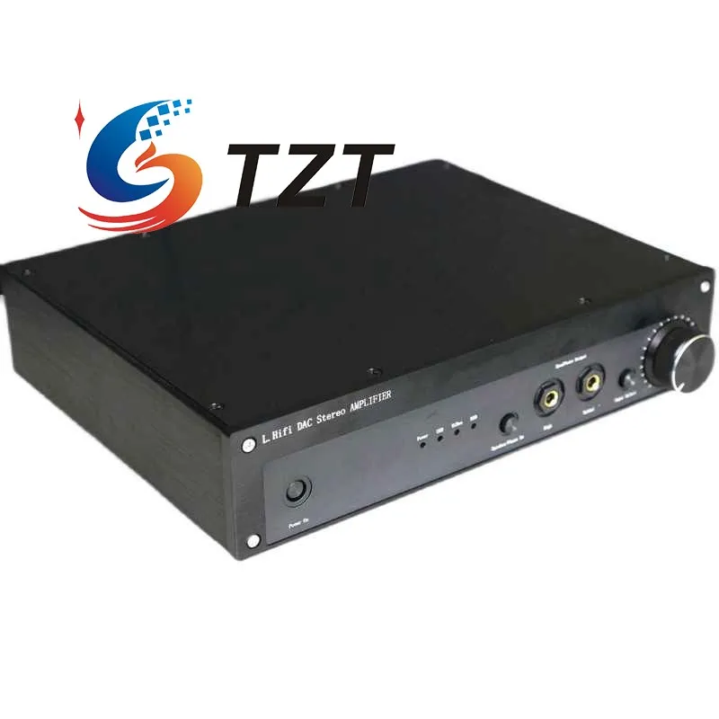 TZT L.NAP200DAC DSD AKM4490 Audio Decoder 95W+95W HiFi Power Amplifier Headphone Amplifier AD828+AD847 Op-amp 1110V/230V