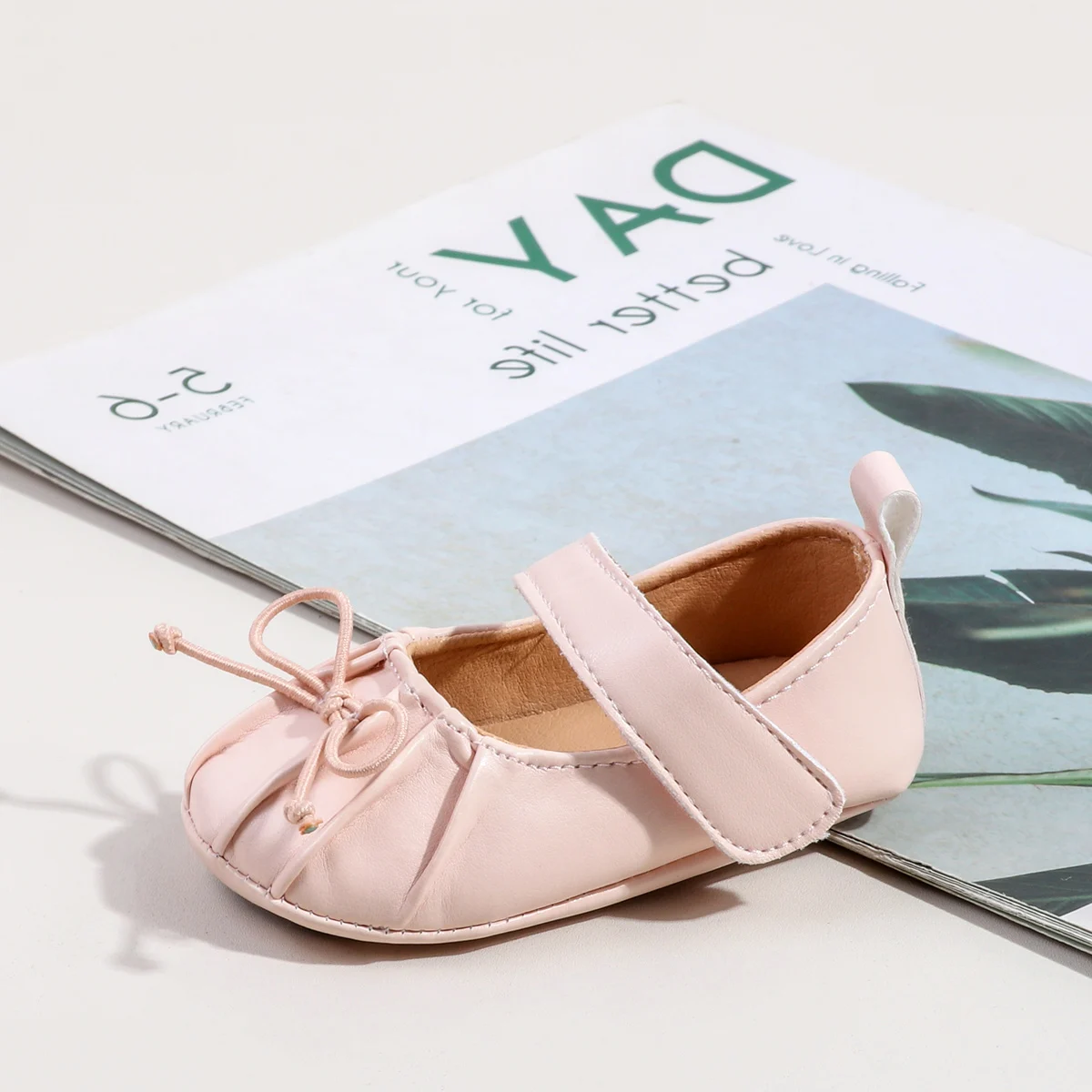 Baby Girls First Walking Indoor Outdoor Toddler Shoes For 0-18 Months High Quality Princess Shoes Cute Design PU Leather BBW5226