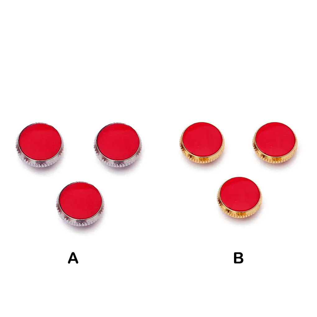 3x Saxophone Buttons Good Touch Decorative Instrument Keys C307 C308