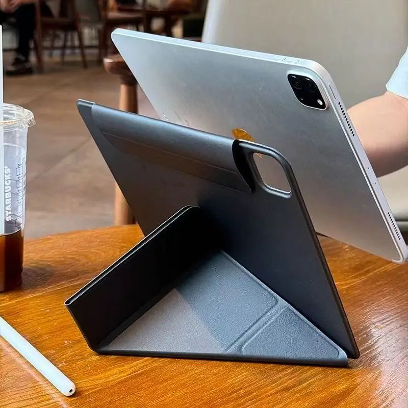 حافظة لجهاز iPad Pro 11 12.9 غطاء مغناطيسي قابل للفصل مع مشبك لجهاز iPad 11th 10th air 4 5 10. 9 11 13 ميني 6 7 8.3 تابلت فوندا #5