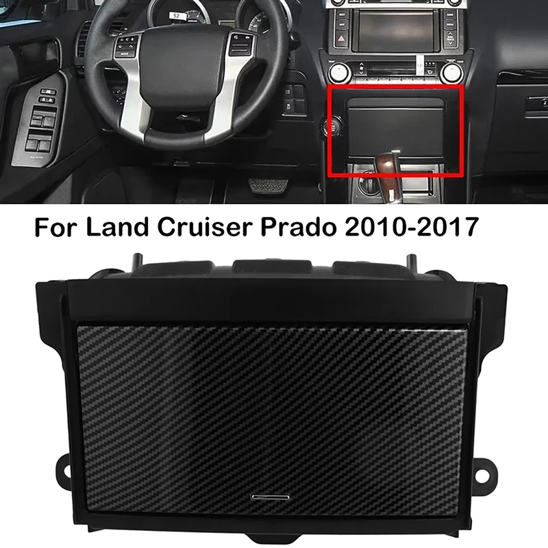 

Car Interior Dashboard Storage Box Center Console Glove Box CD Box For Toyota Land Cruiser Prado 2010 2011-2017