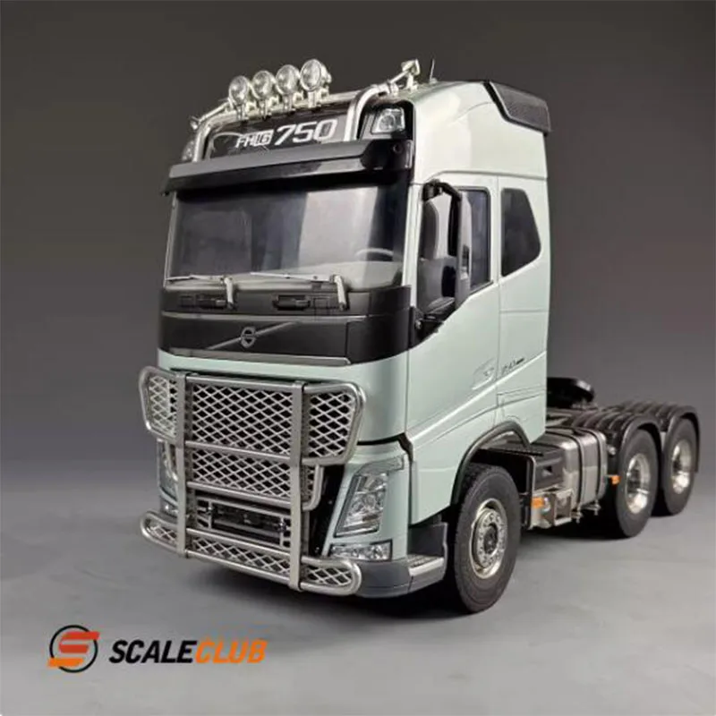 SCALECLUB 1/14 Dla VOLVO FH750 Osłony zwierząt Dla Tamiya Lesu Dla Benz Rc Ciężarówka Przyczepa Wywrotka