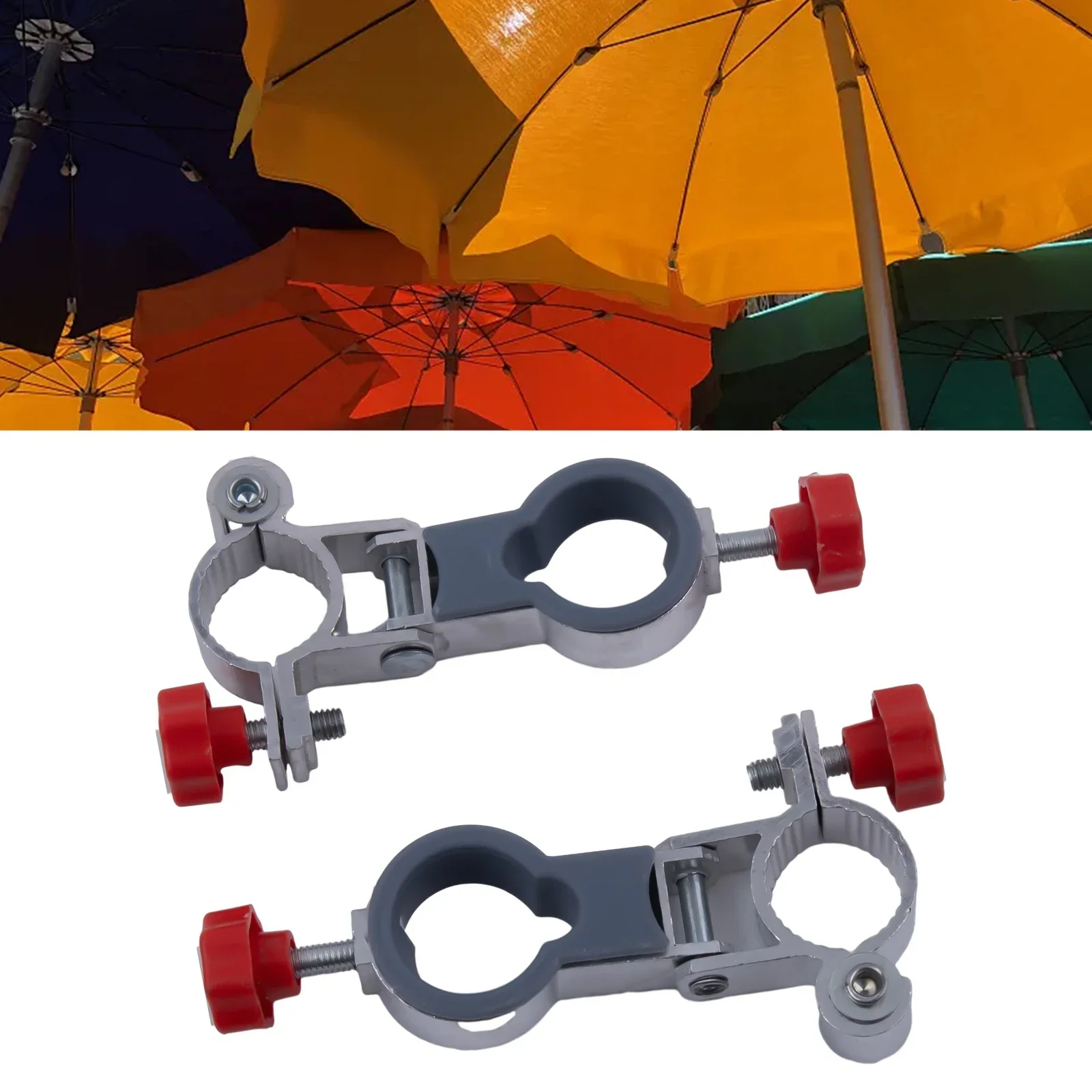 

2Pcs Fishing Chair Umbrella Stand Clip Brackets Mount Holder For Garden Chair Parasol Patio Balcony Umbrella Stand