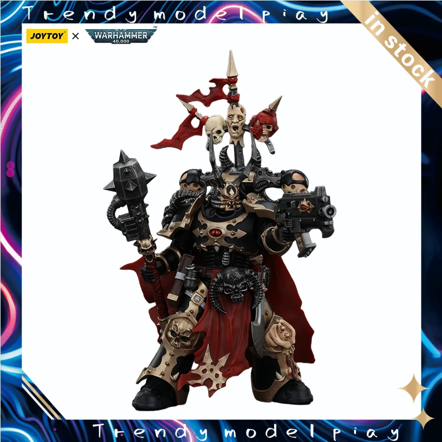 

In Stock Original JOYTOY Warhammer 40K Chaos Space Marines Black Legion 1/18 Action Figure Model Toys Gifts