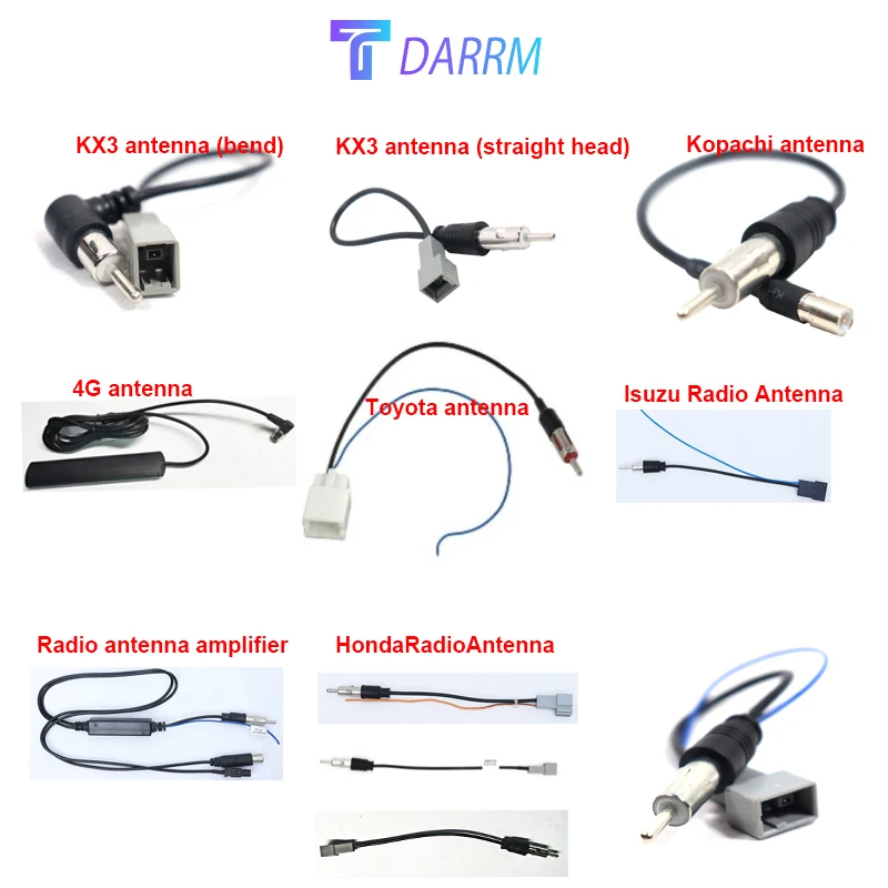 

Car Radio AM FM Antenna Converter Adapter, DVD Cables, GPS Cable, Cooling Fan, Honda, TOYOTA, KIA, VW, NISSAN, ISUZU