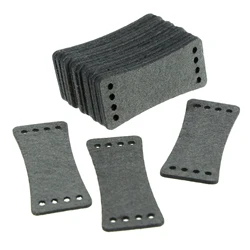 20/10/5 Pcs Slingshot Non-slip Pocket for Flat Rubber Band PU leather Outdoor Hunting Shooting Accessories 75mmX25mmX30mm