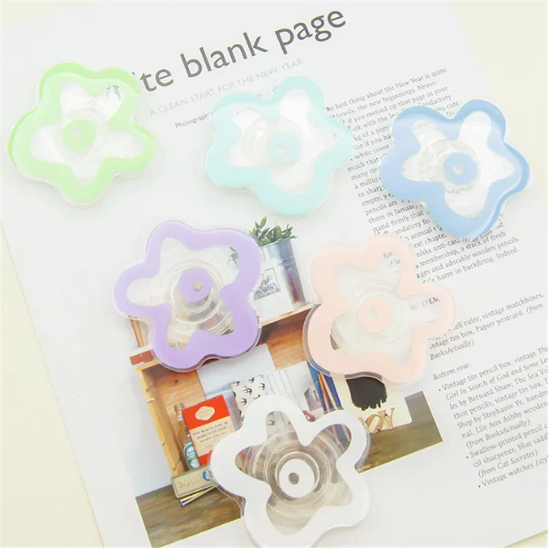 Flower Clear Color Phone Stand Suitable for IPhone Samsung Stand Expansion Stand Finger Stand Accessories Grip