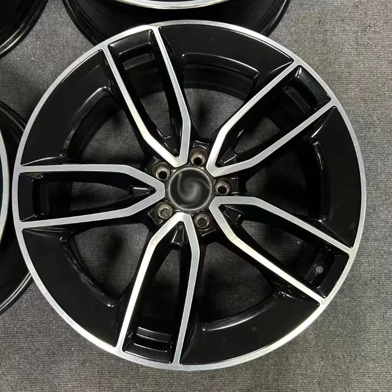 Staggered Black Forged Alloy Wheel Rims Pouces for Fashion Auto Parts