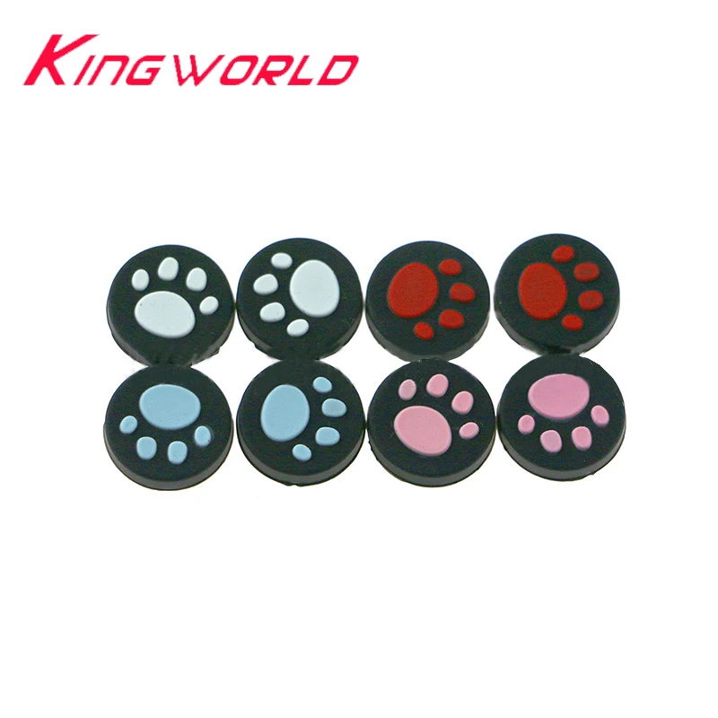 Psvita 1000 2000用の猫の爪の保護キット,アナログシリコン保護ケース,psv 1000 2000コンソール用,サムスティックカバー,1ペア