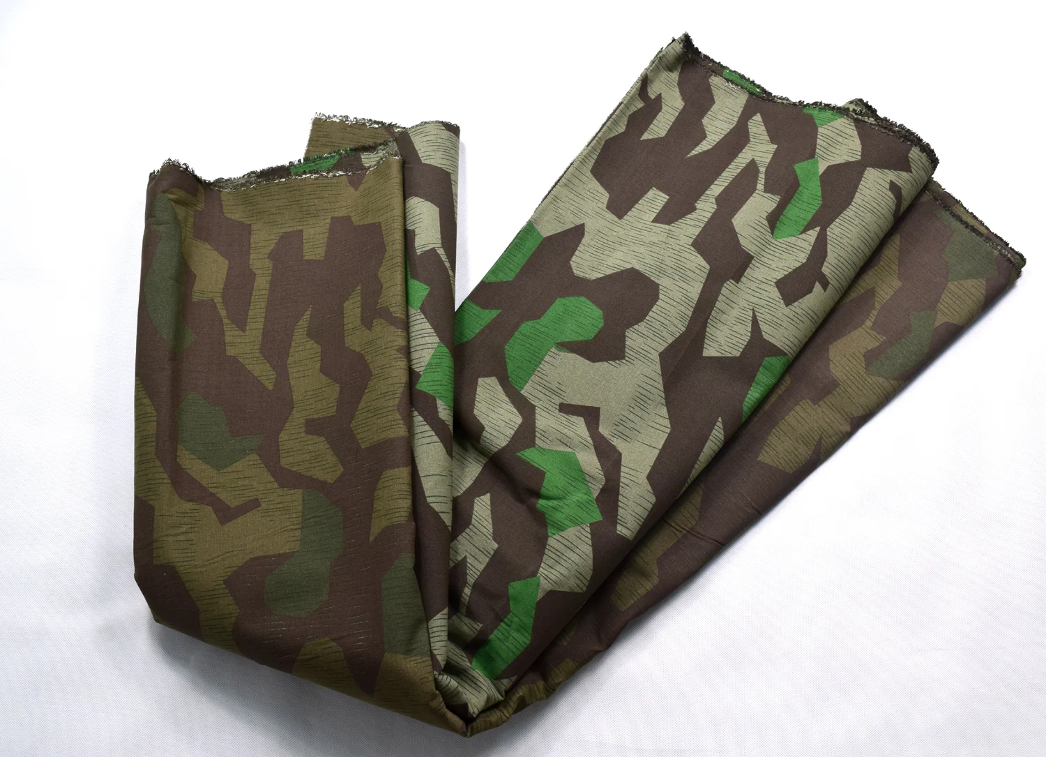 CAMO REVERSIBLE GERMAN ARMY SPLINTER CAMOUFLAGE FABRIC COTTON