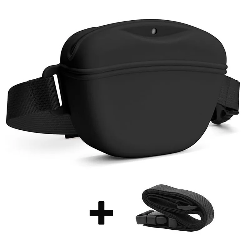 1x Silikon-Leckerlibeutel für Hunde, tragbare Hundetraining-Gürteltasche, Outdoor-Futterbeutel für Welpen, Snack-Beutel, Belohnungsbeutel mit Gürtel – Detail 10