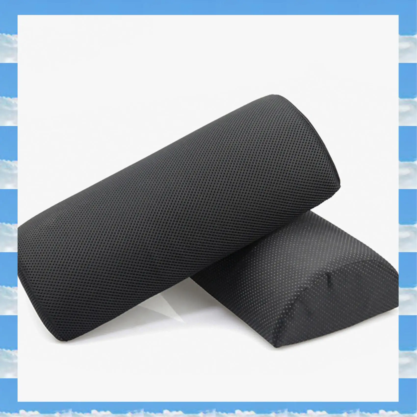 

A11I 2X эргономичная подушка для ног, подставка для ног под столом, табурет для ног, пенопластовая подушка, пенопластовая подставка для ног, массажная (нескользящая ткань)