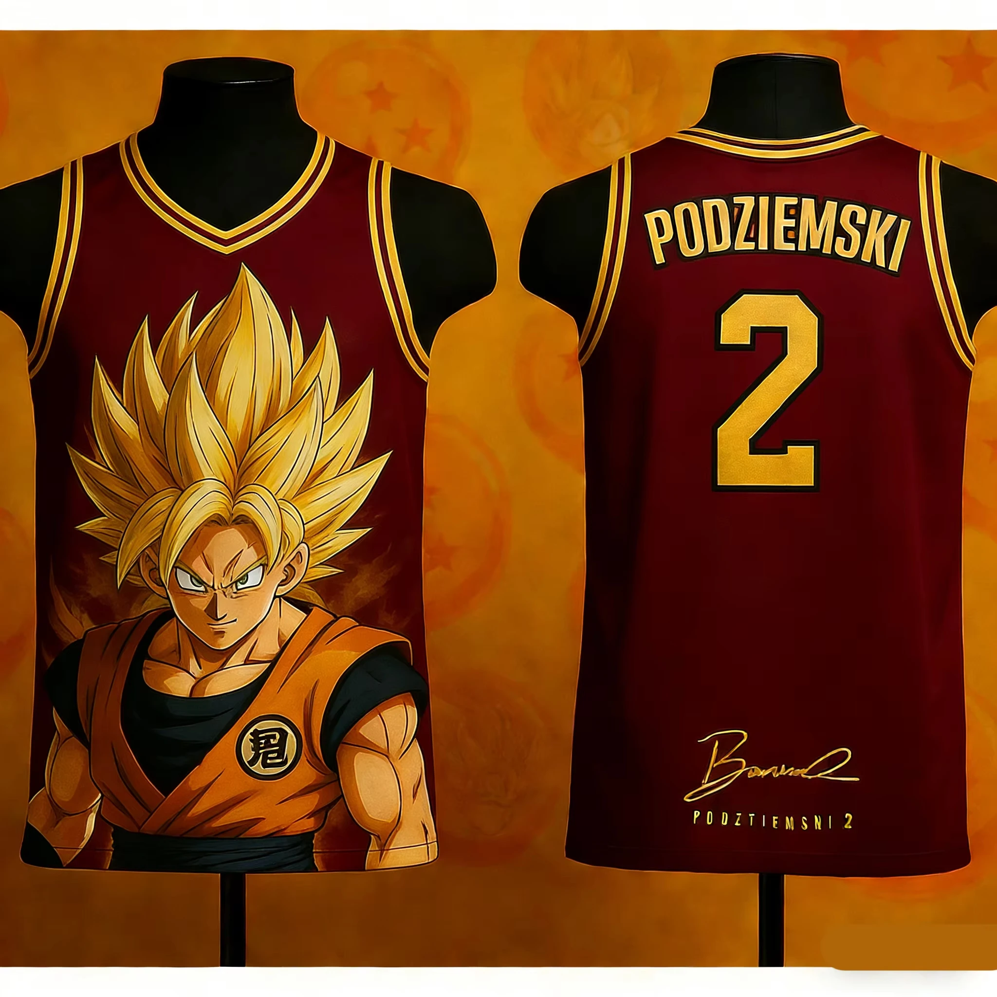 2026 Neue Japanische Anime "Dragon Ball Z" Sonderedition Basketball-Trikots für Herren-Freizeitkleidung und Kinder-Basketball-Trikots