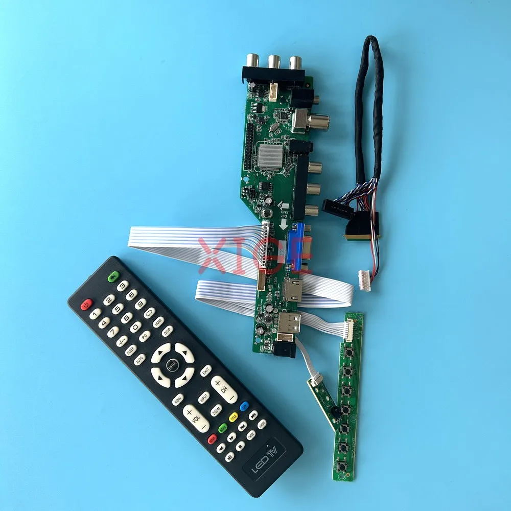 

Kit For HSD173PUW1-A00 N173HGE-L11/L21 USB/DHMI/VGA/AV Laptop Screen 17.3" DVB-T/C LVDS 40 Pin 1920x1080 Controller Driver Board