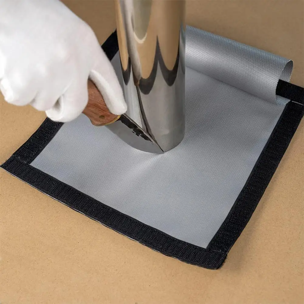 Hot Tent Stove Cloth Hot Tent Stove Jack Cloth with Rain Flap Flame-retardant Waterproof Camping Chimney Pipe Cover Outdoor Diy