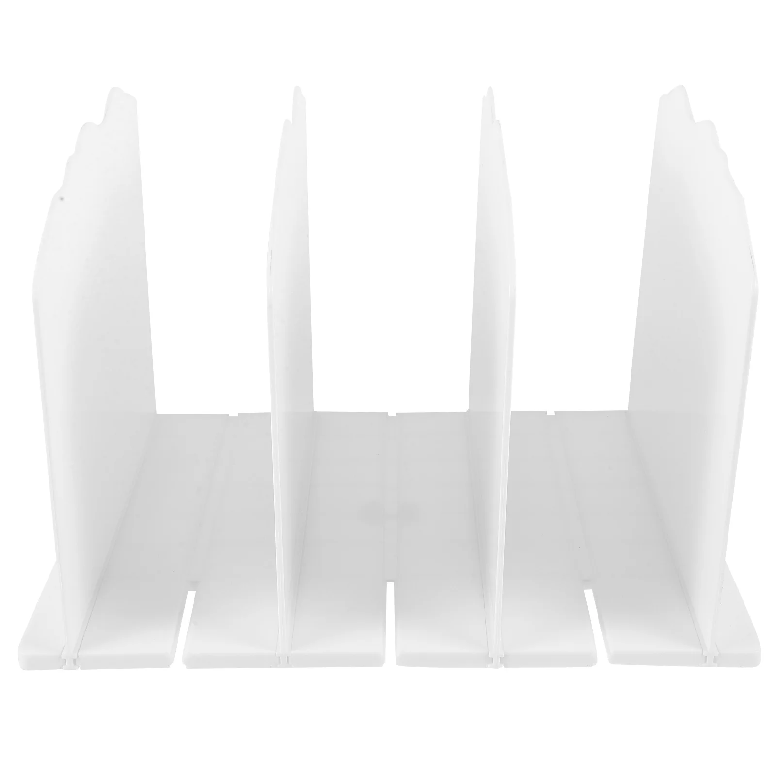 Caja de almacenamiento de plástico ajustable, organizador para bolsas, libros, archivos, monedero, estante, divisor de armario, soporte para revistas de escritorio, regalo