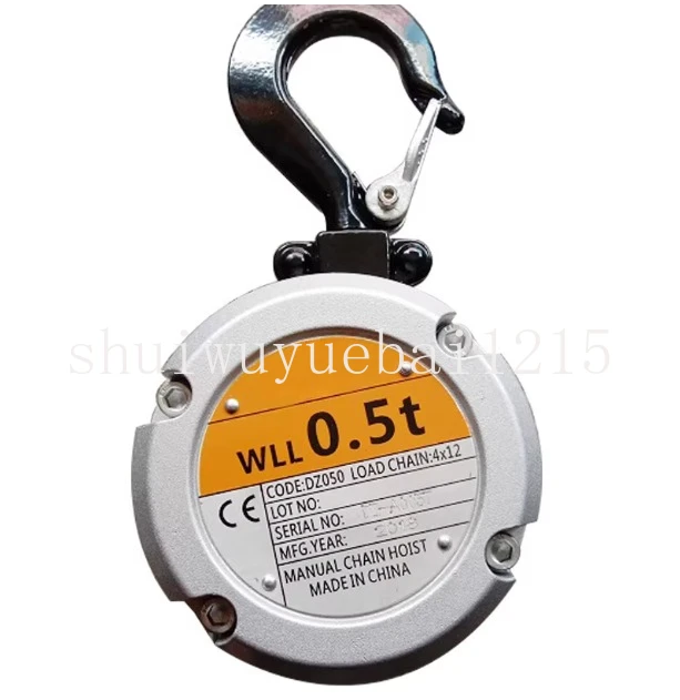 Mini Hand Chain Hoist Hook Mount 0.25/0.5 Ton Capacity 3 Meter Lift Portable Manual Lever Block Lifting NEW