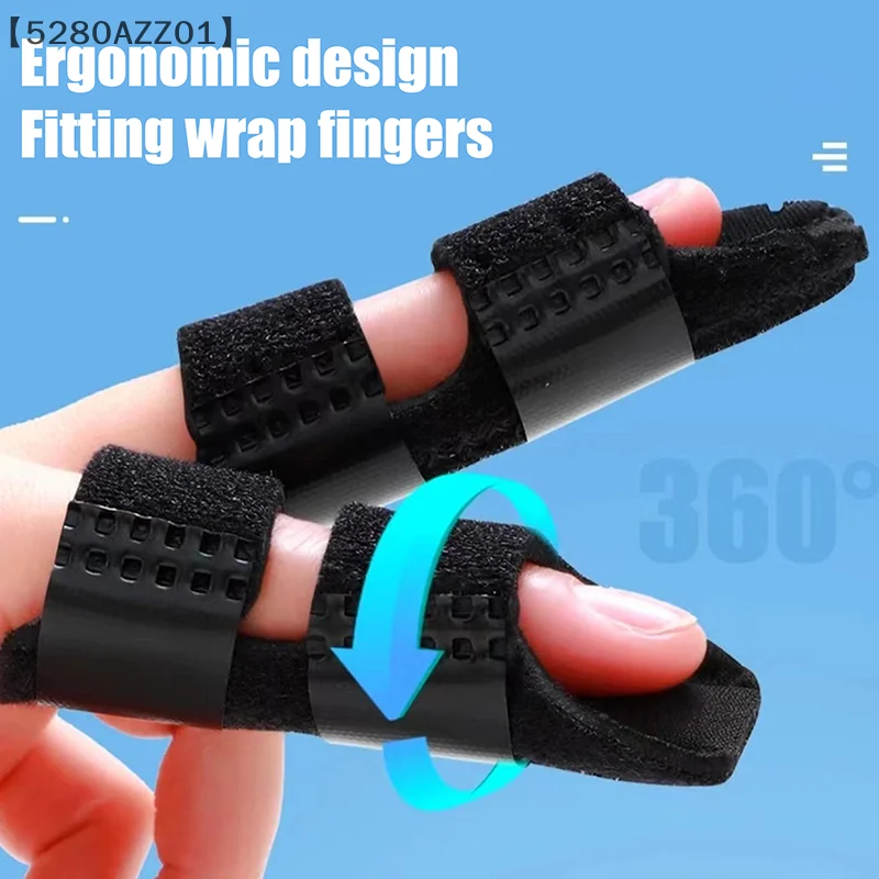 [-HMA58] جبيرة مصحح للأصابع، لوح فولاذي لتخفيف الآلام، دعامة للأصابع، دعم جبيرة يدوية، حزام تثبيت قابل للتنفس