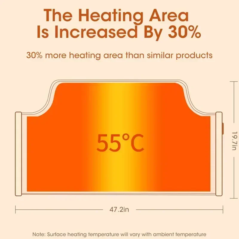المحمولة الكهربائية قدم سخان مع ترموستات قابل للتعديل ، دفئا القدم ، للطي قدم دفئا للمنزل والمكتب ، وسادة الشتاء
