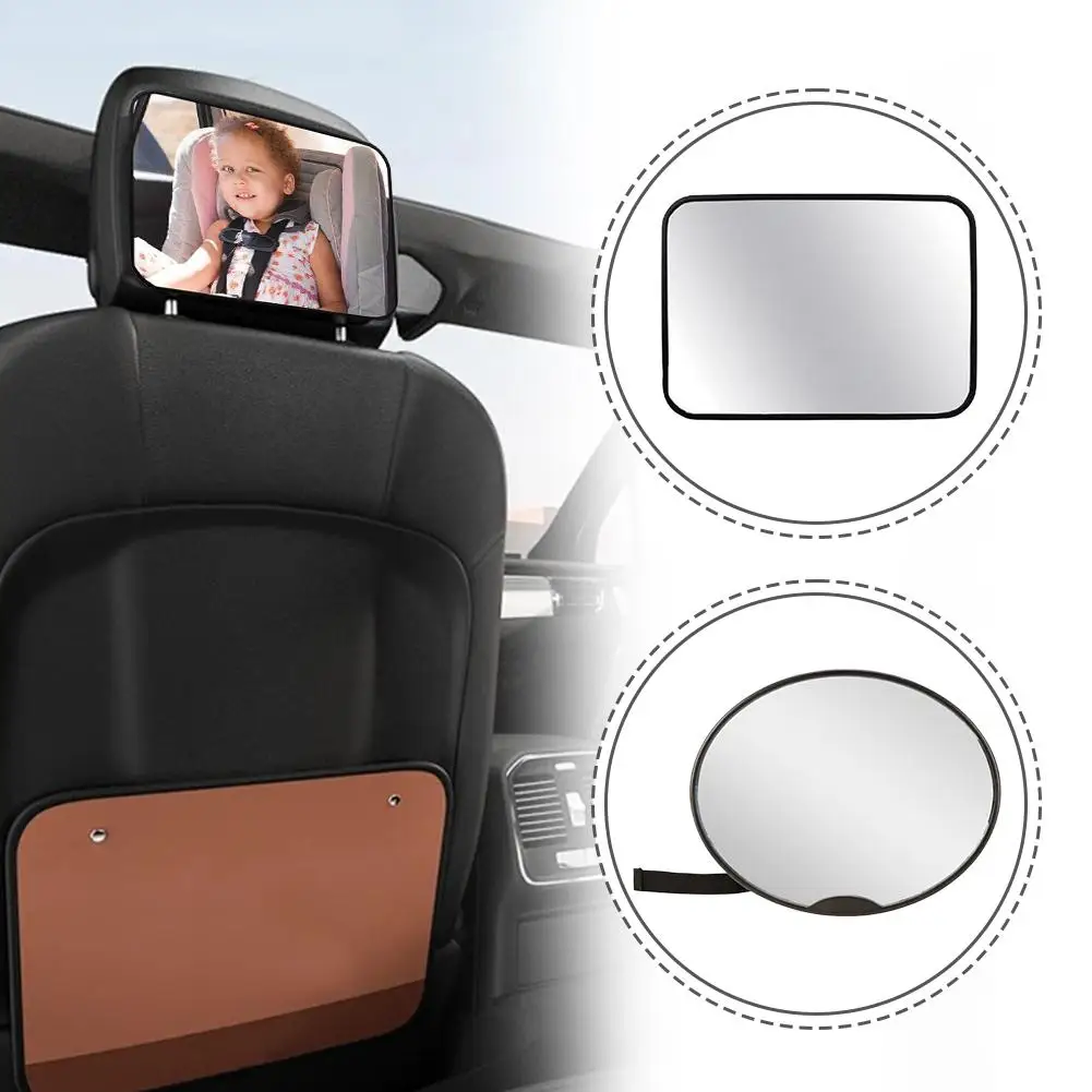 Car Rearview Mirror Baby Mirrors for Safety Interior Mirror Universal Car Seat Headrest Mirror Monitor Child Baby Safety Driving