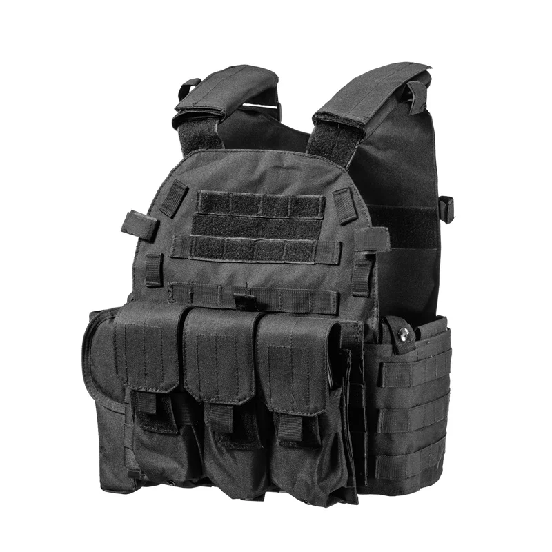 

Vest Military Tactical Airsoft Hunting Vest Outdoor Men Modular Vest Molle Combat Assault Plate Carrier with Hydration Pocket