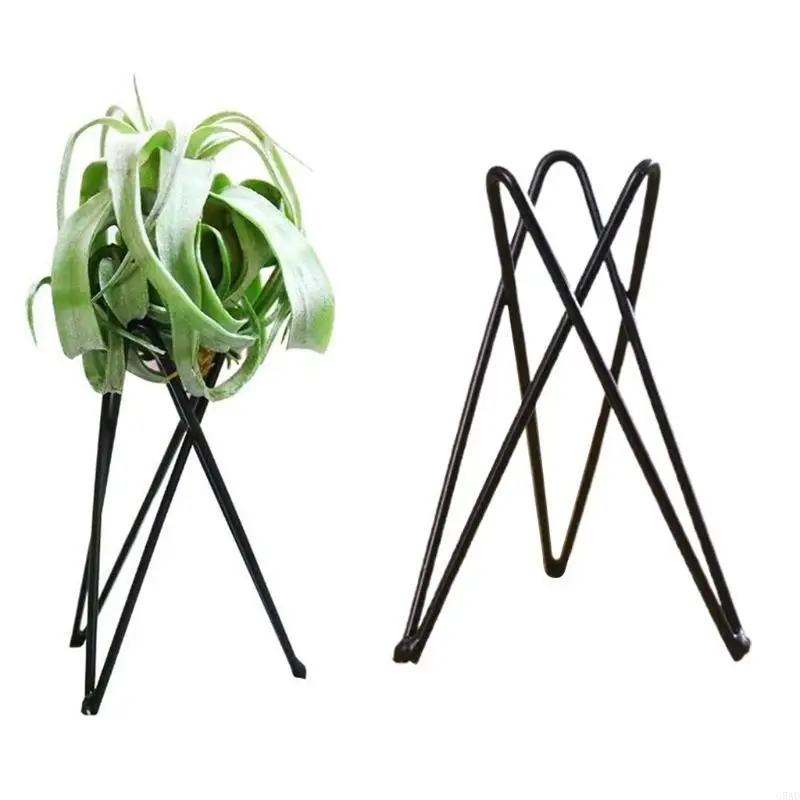 Suporte planta ar estilo nórdico, suporte metal para vaso flores, ferro geométrico, suporte para exibição arte,
