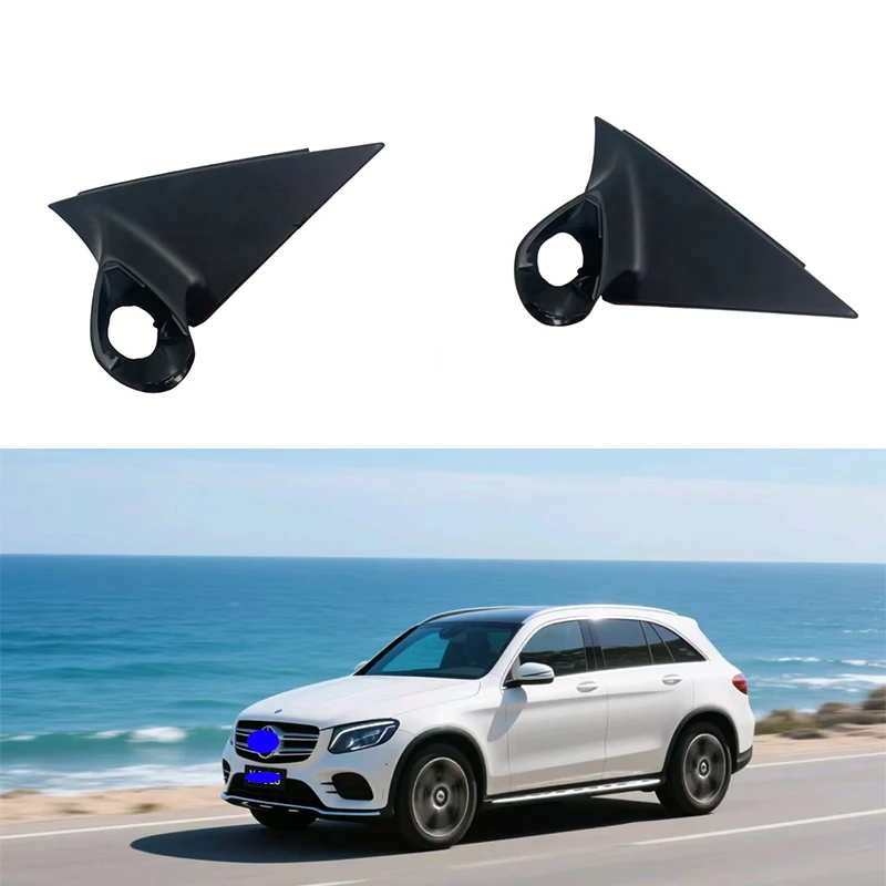 

Painel de guarnição triangular para janela frontal preta,para espelho para mercedes-benz x253 GLC-CLASS glc260l/300l 2015-2022