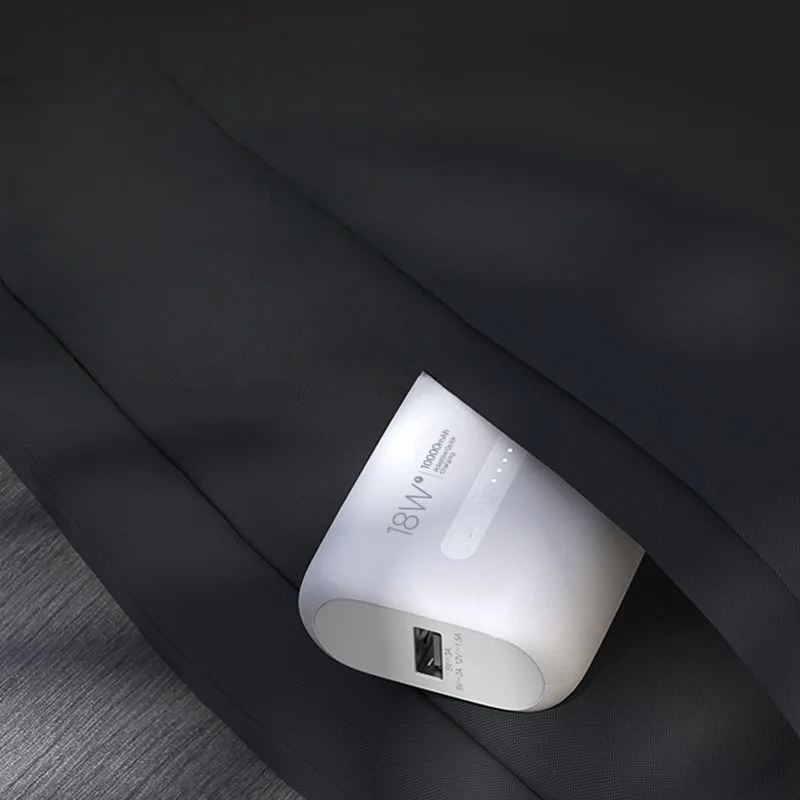 22.5W 10000mAh Fast Ultra-thin Compact Power Bank with  Charging for iPhone Type-C Android Devices