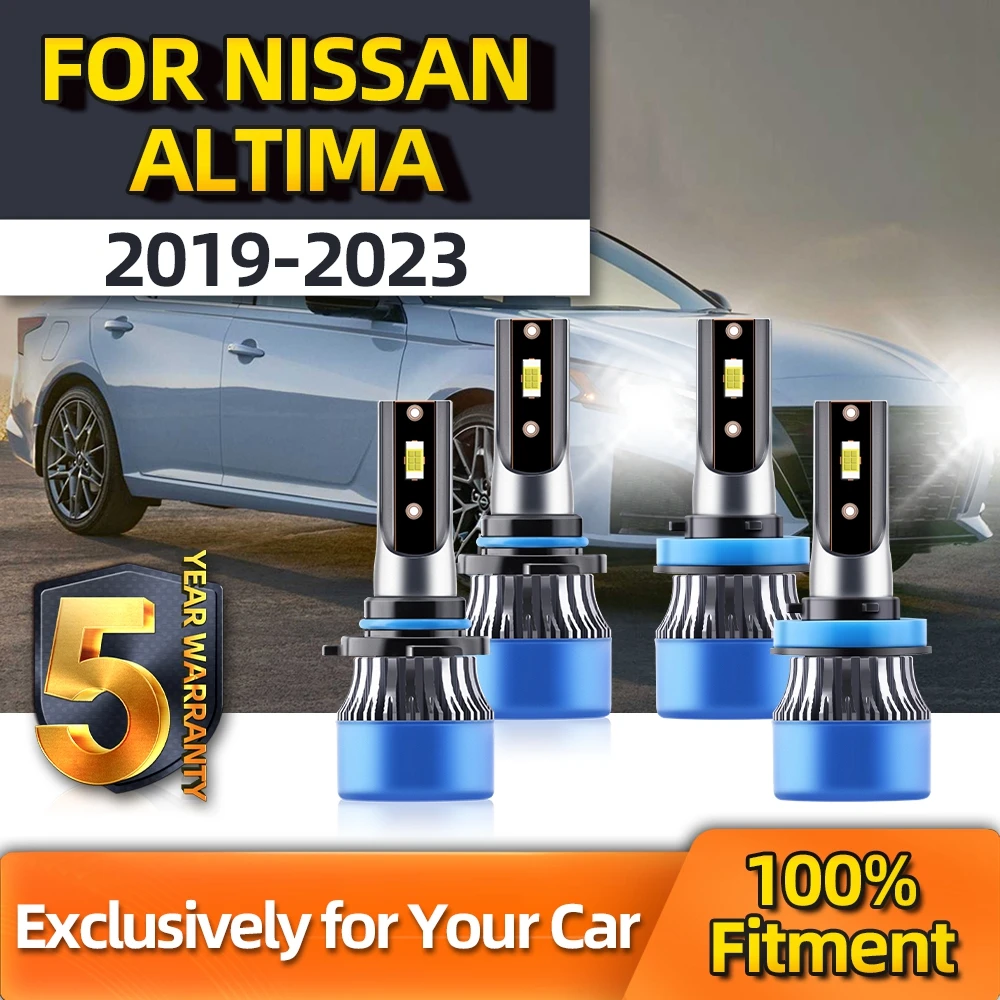 

TEENRAM 9005 H11 High Beam Low Beam Exterior Car Headlight Bulbs Brightness Car Lamps Kit For NISSAN ALTIMA 2019 2020-2023