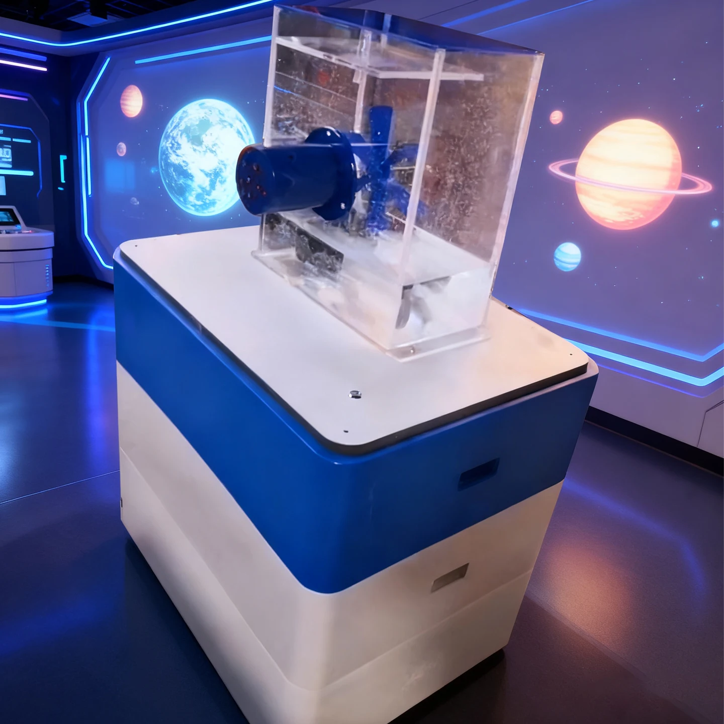 لعبة تفاعلية كهرومائية، دعائم نشاط، معرض علمي، ألعاب علمية، ألعاب تفاعلية، تجربة علمية #3