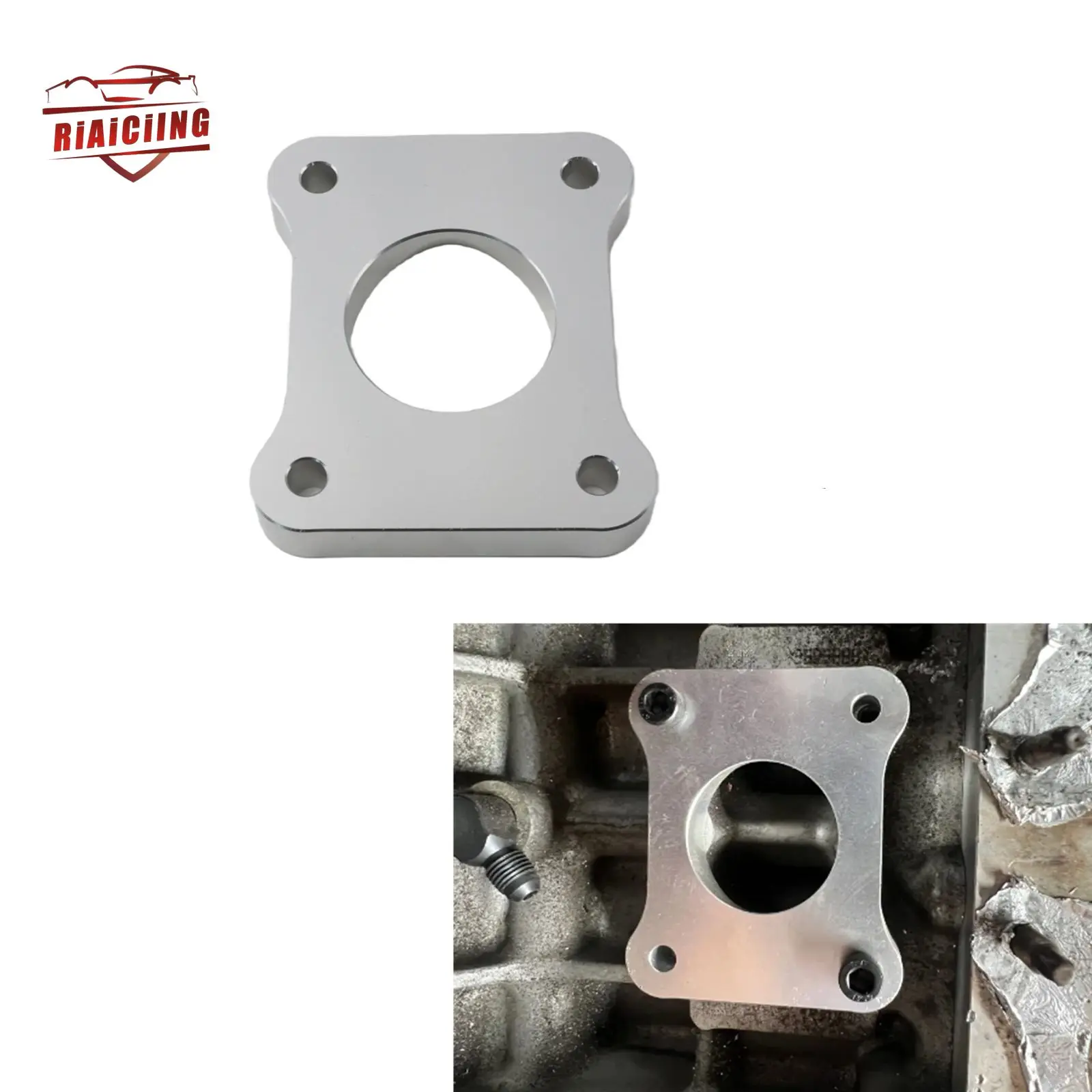 N54 Engine Cooling Upgrade Billet Coolant Relocation Adapter Flange For BMW 135i 335i 535i Twin Turbo Modification