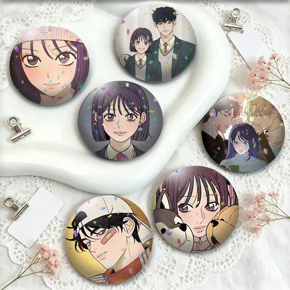 O-Operation True Love Pure Love Operation Manhw  25mm 32mm 44mm 58mm 75mm Brooches Badges Pins for Accessories Gift