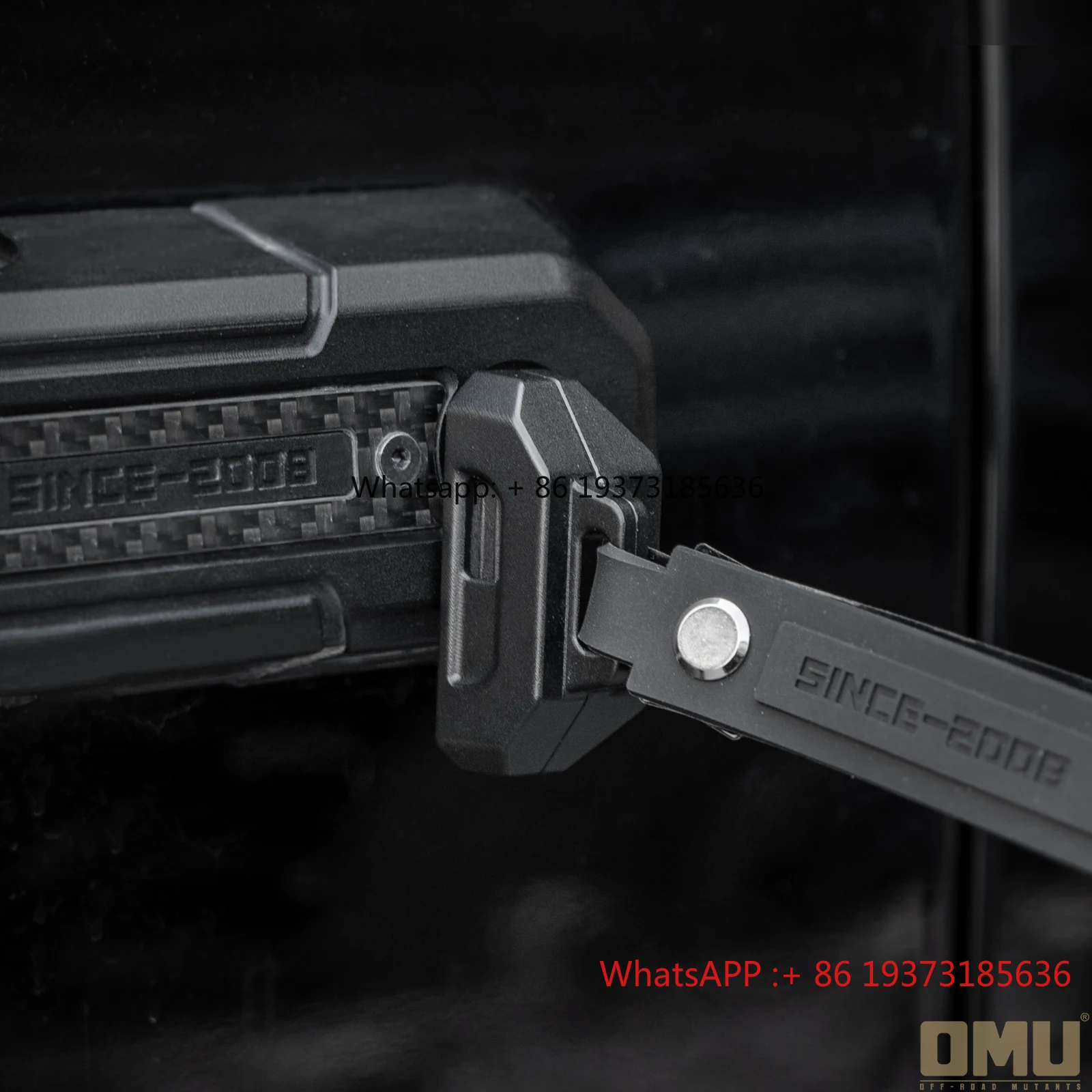 OMU Key Case for Bronco Black Aluminum & Carbon Fiber Key Cover Car Protection Key Shell