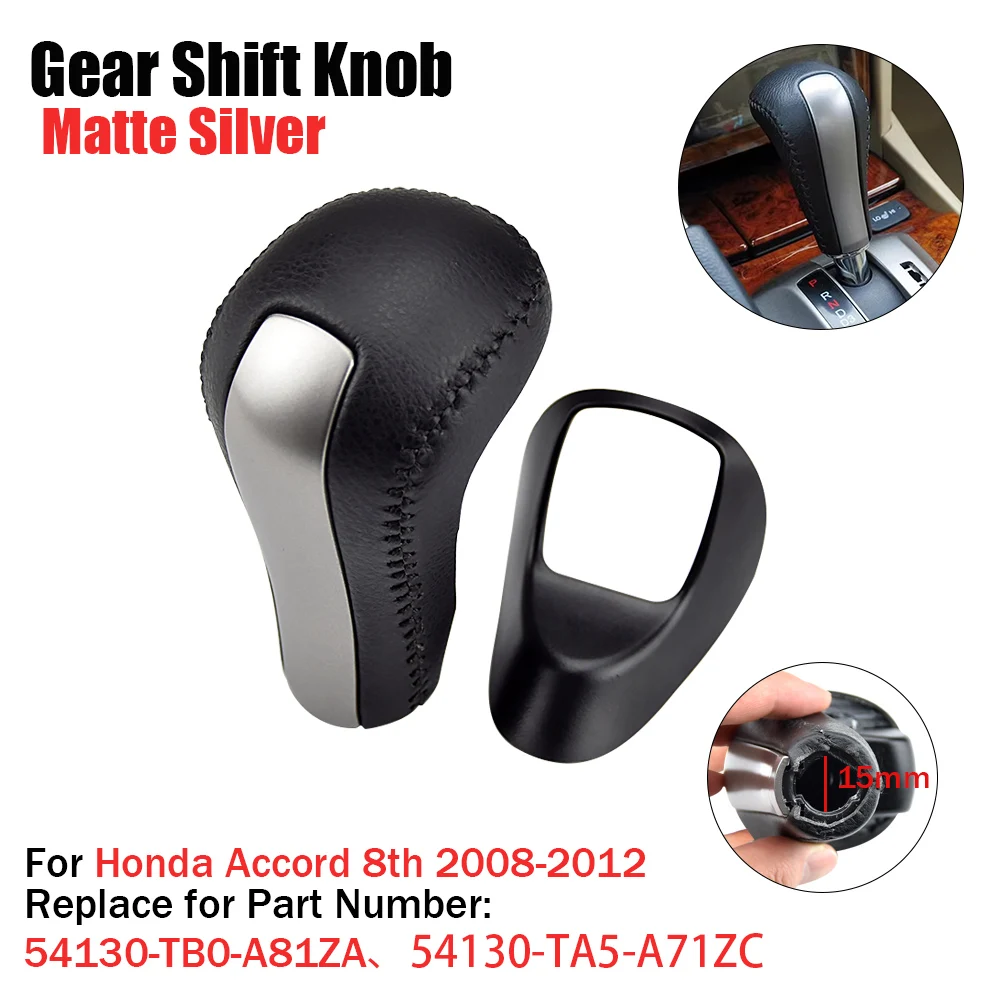 

Automatic AT Gear Shift Knob for Honda Accord 8th Crosstour 2008 2009 2010 2011 2012 2013 Lever Shifter Car Styling Accessories