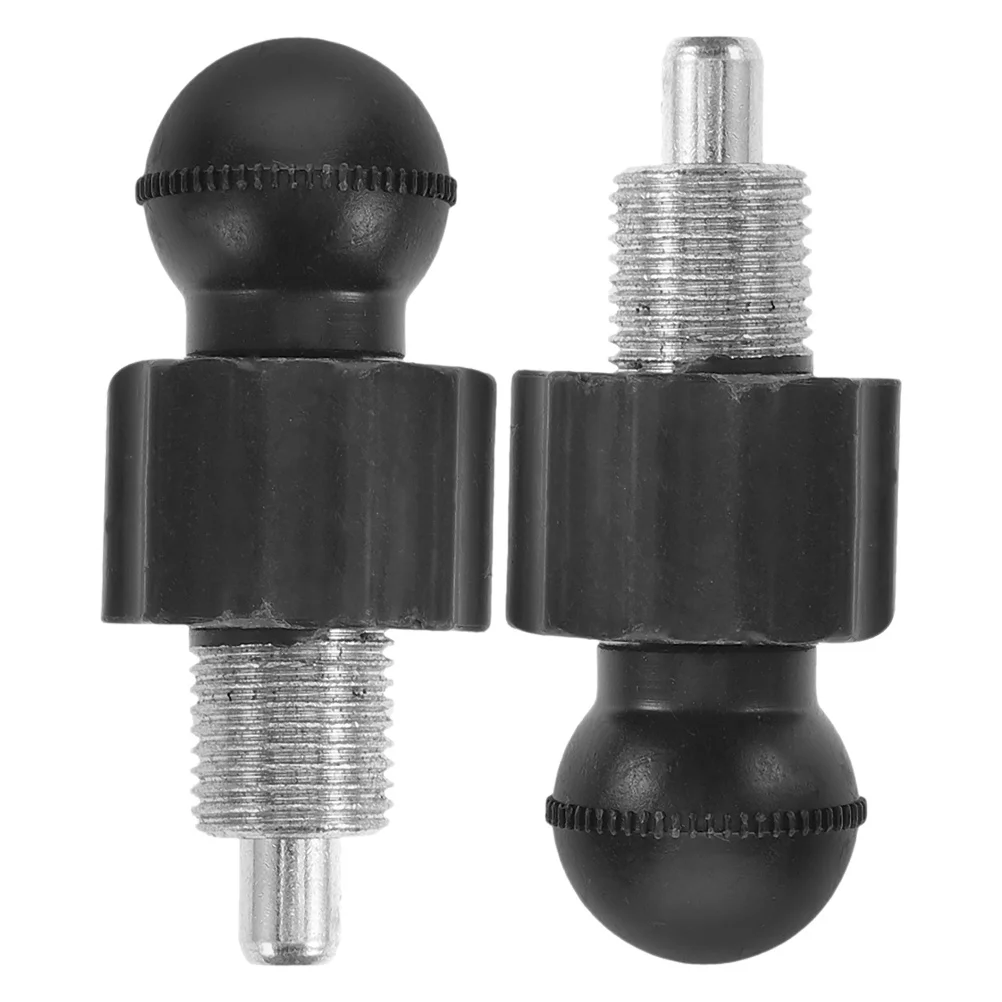 2 قطعة اللياقة البدنية سحب دبوس المقبض الربيع الإصدار رافعة ل مفرغة مدرب بيضاوي الشكل استبدال أجزاء الألومنيوم الصلب الأسود