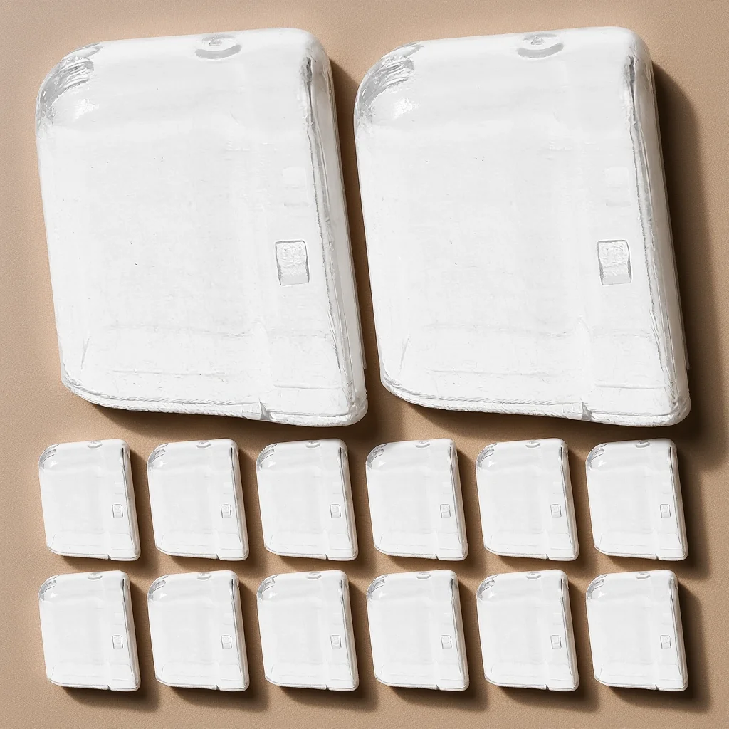 

20Pcs Universal Toothbrush Head Cover Transparent Protector for Electric Manual Brushes Travel Home Hygiene Storage Solution