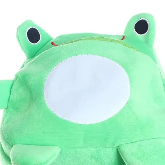 

Frog mini schoolbag baby backpack children's shool bags kids plush backpack