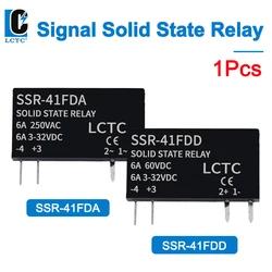 Relé de estado sólido, trilho DIN, controle DC, AC, DC, controle, Slim, SSR-41FDD, SSR-41FDD, SSR-41FDD