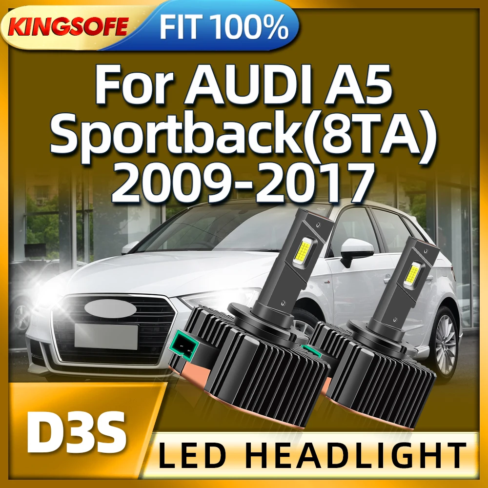 

Roadsun D3S LED Headlights HID Bulbs 30000LM CSP Chip 6000K For AUDI A5 Sportback 8TA 2009 2010 2011 2012 2013 2014 2015 162017