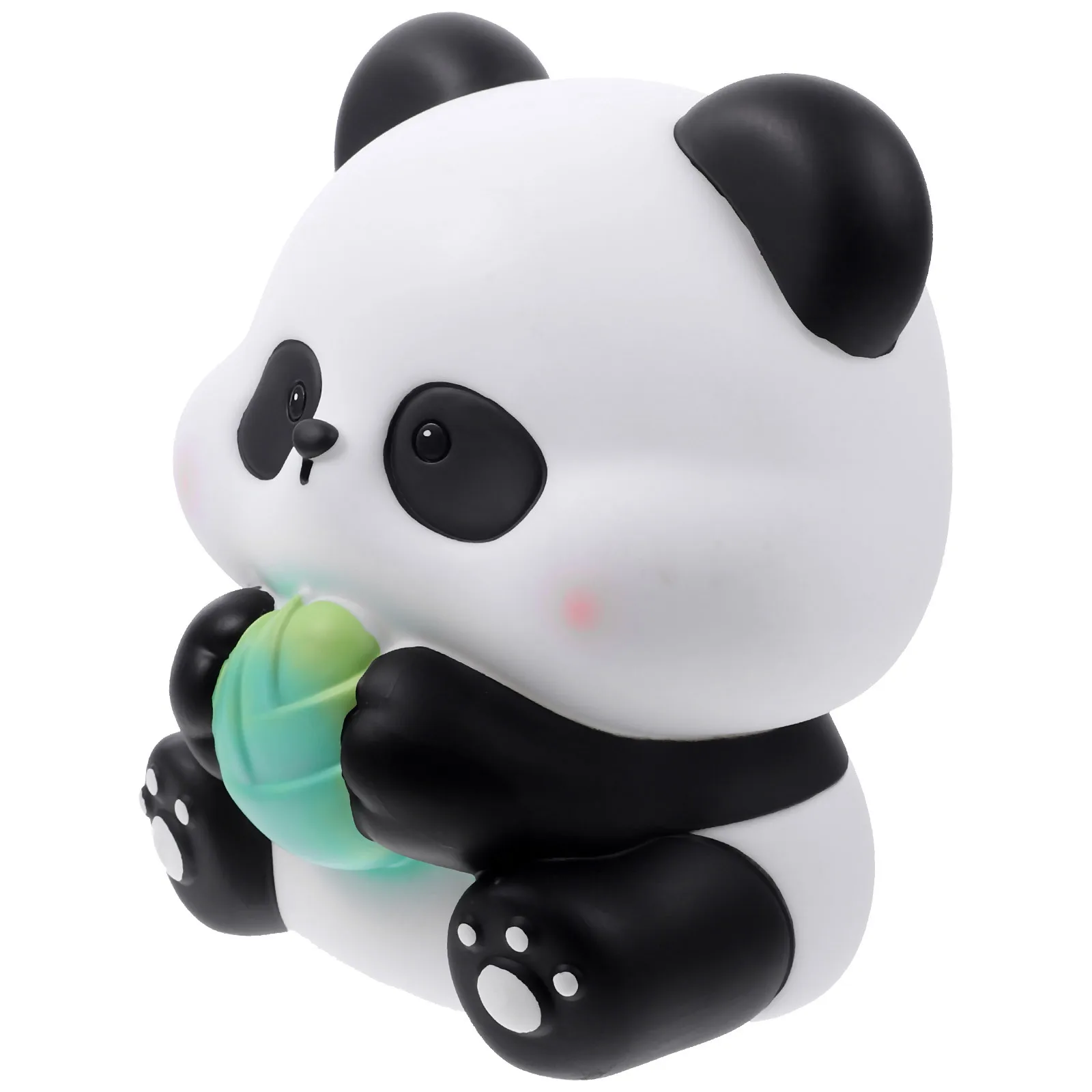 

Panda Piggy Bank Creative Animal Shape Coin Container Anti- Bottom Design for Home Office Saving Bank Decor