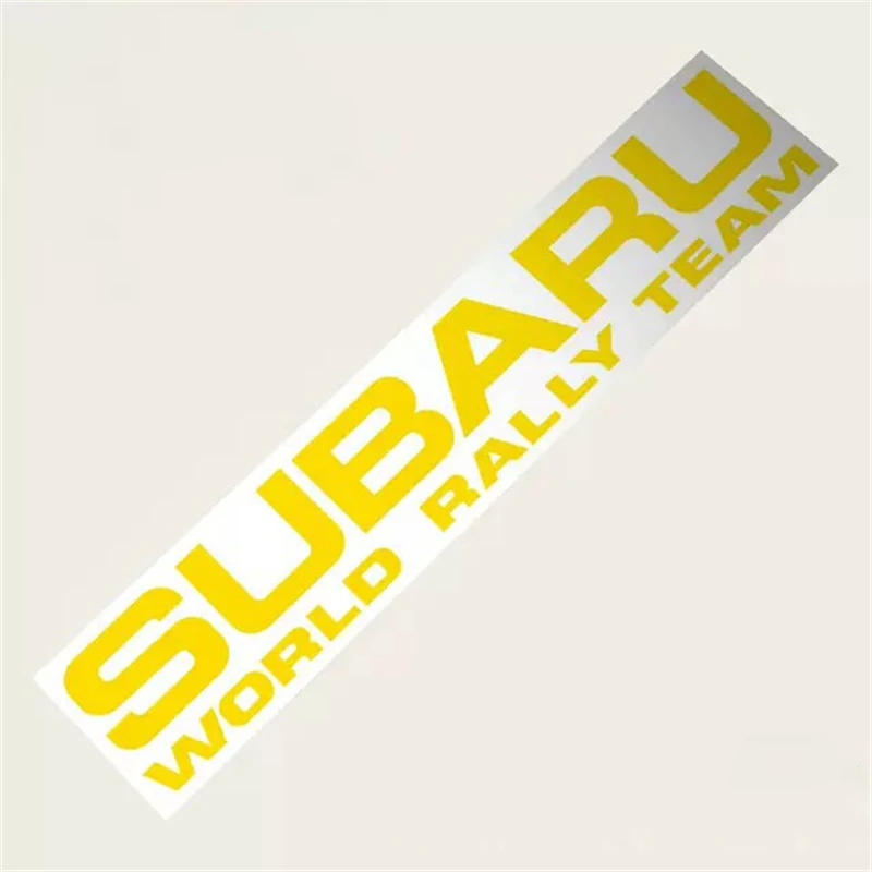 

Suitable for Subaru World Rally Team Subaru STI Rally Front Cover and Rear Box Car Stickers