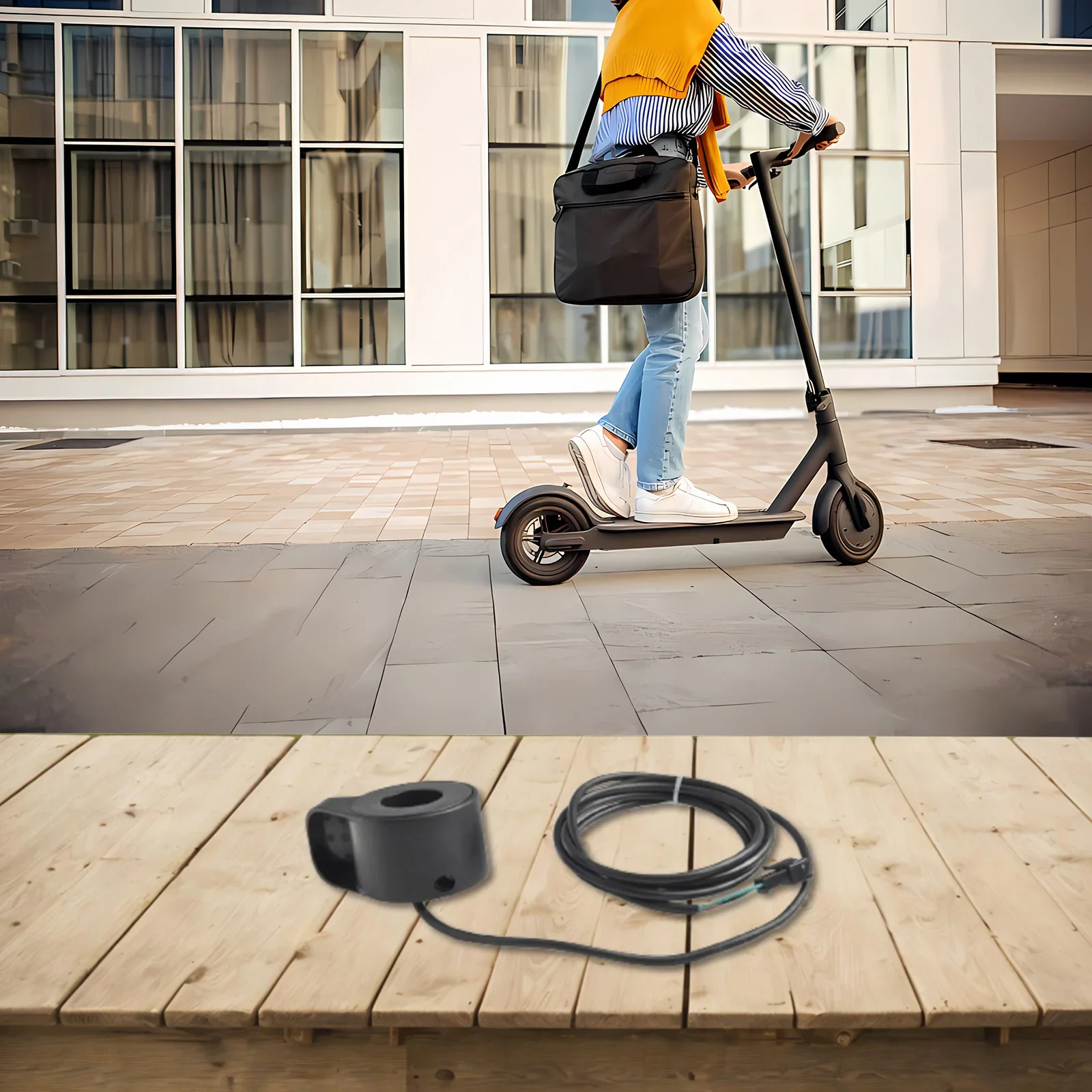 E Bike Component Innovative Thumb Accelerator Allowing Smooth Transition Across Various Power Levels via Common Connection Types