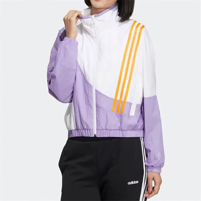 

Adidas NEO Womens Jacket New Season Fashion Outerwear Casual Lightweight Sport Coat Comfortable Running Training Streetwear Top