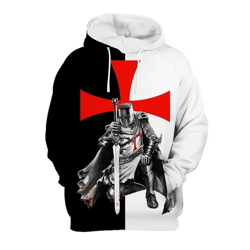 

Knights Templar 3D Print Hoodie Men Women Fashion Casual Hoodies Oversized Hoody Pullover Hooded Sweatshirts Kids Tops Clothing