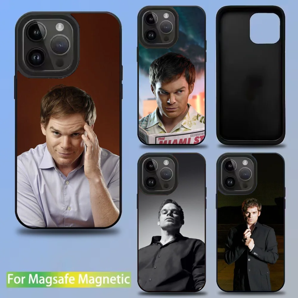 

Dexter Morgan Phone Case For IPhone 16 15 14 13 12 11 Pro Mini Max Soft Magnetic Cover